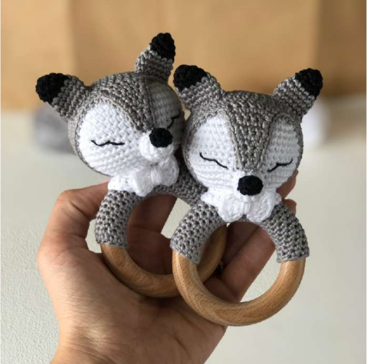 4 Premium Crochet Rattle Pattern Set - stitchvaultdesigns