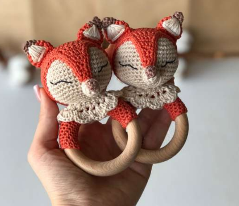 4 Premium Crochet Rattle Pattern Set - stitchvaultdesigns